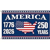 3 Ply America 250th Anniversary Flag, 3x5 Ft Double Sided 250 Anniversary USA Flag with Brass Grommets, We The People 1776-2026 250 Years Birthday Patriotic Decor for Outdoor, Front Door, Porch, Wall (Style E)