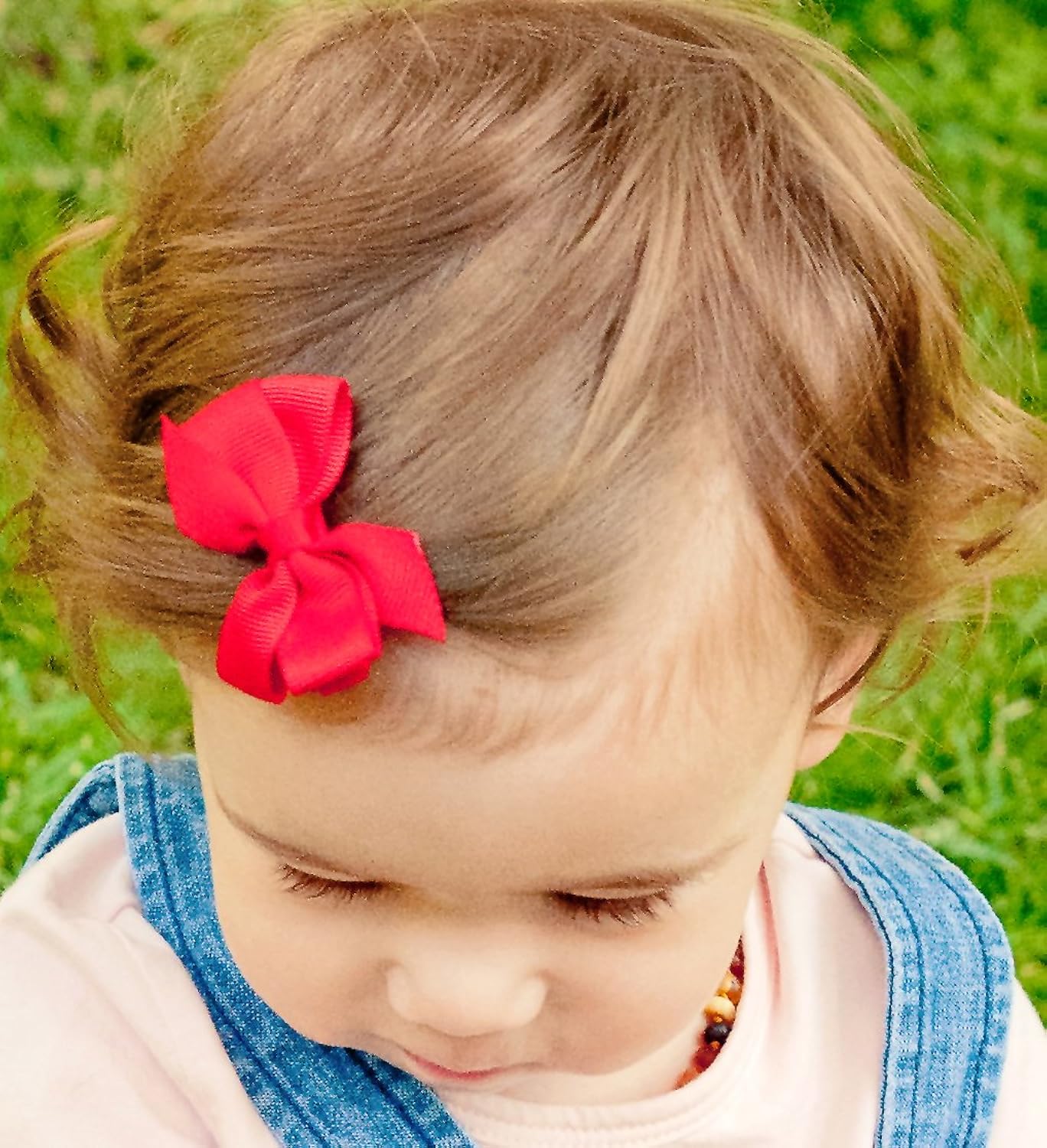 Amazoncom No Slippy Hair Clippy Baby Girls Newborn Ava Two Pack