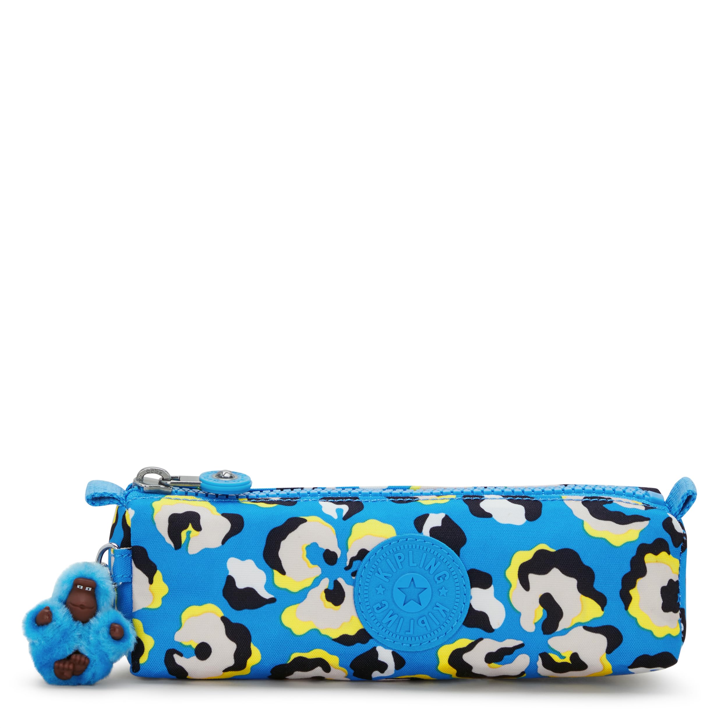 Kipling Freedom Pouches/Cases, 22X6.5X6.5, Leopard Floral (Blue)