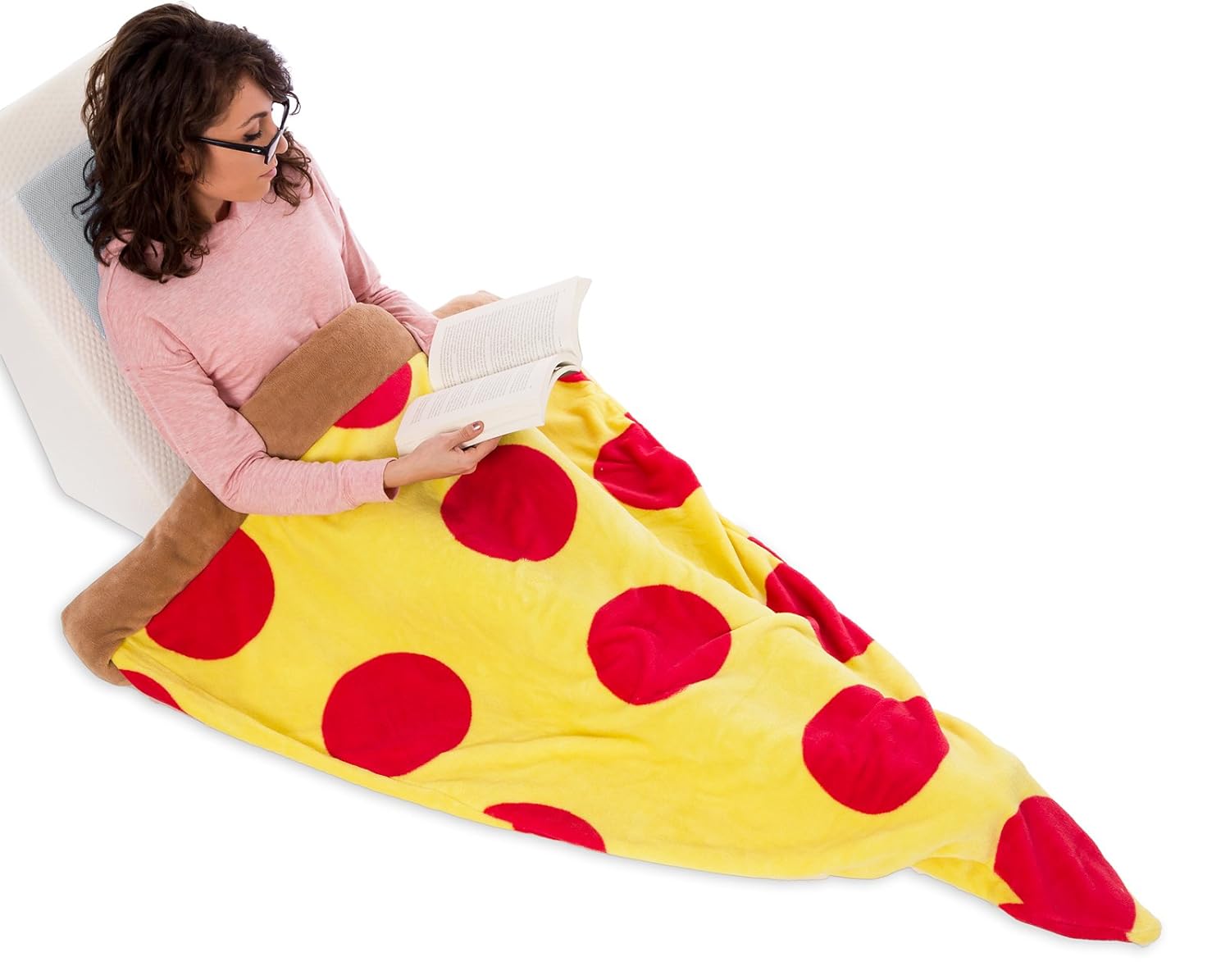 Silver Lilly Pizza Sleeping Bag Plush Fleece Giant Pizza Slice Blanket For Kids And Adults By Adult Amazonin Home Kitchen