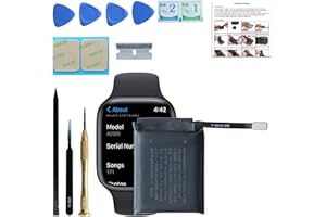 LOZOP Battery Replacement for Apple Watch Series 5 44mm & SE 44mm A2181 A2093 A2095 A2157 with Repair Tools, Installation Manual, and Screen Adhesive