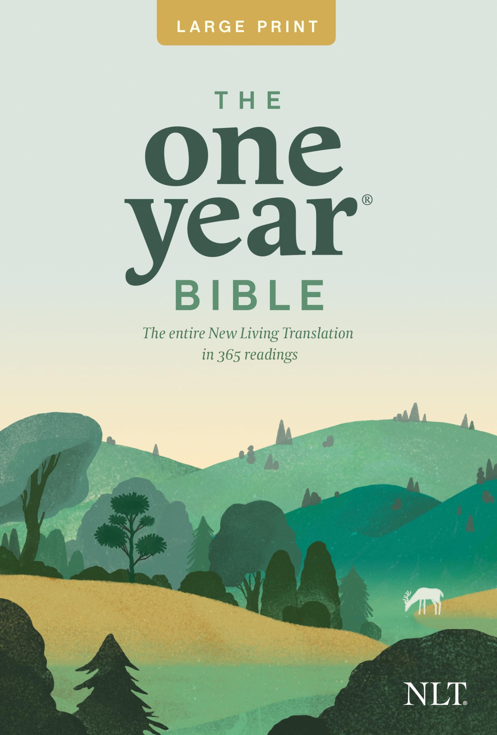 The One Year NLT Large Print Thinline Bible (Softcover) The Entire Bible in 365 Readings in the Clear and Trusted New Living Translation The One Year NLT Large Print Thinline Bible (Softcover) The Entire Bible in 365 Readings in the Clear and Trusted New Living Translation Paperback Hardcover