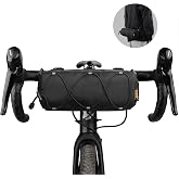 Rhinowalk Bike Handlebar Bag, Bicycle Front Bag Shoulder Bag Storage Bag with Shoulder Strap for Road Mountain Bike Cycling Travel