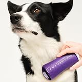 Pet Teezer Large Deshedding Grooming Brush Purple Grey for Dogs view 3