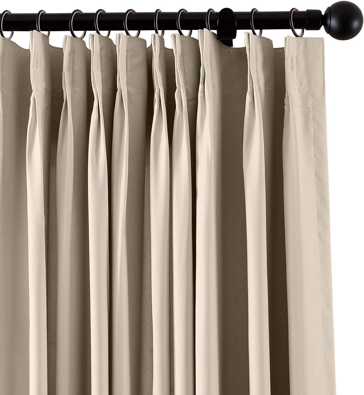 ChadMade Fireproof Flame Retardant Thermal Insulated Curtain Drapery