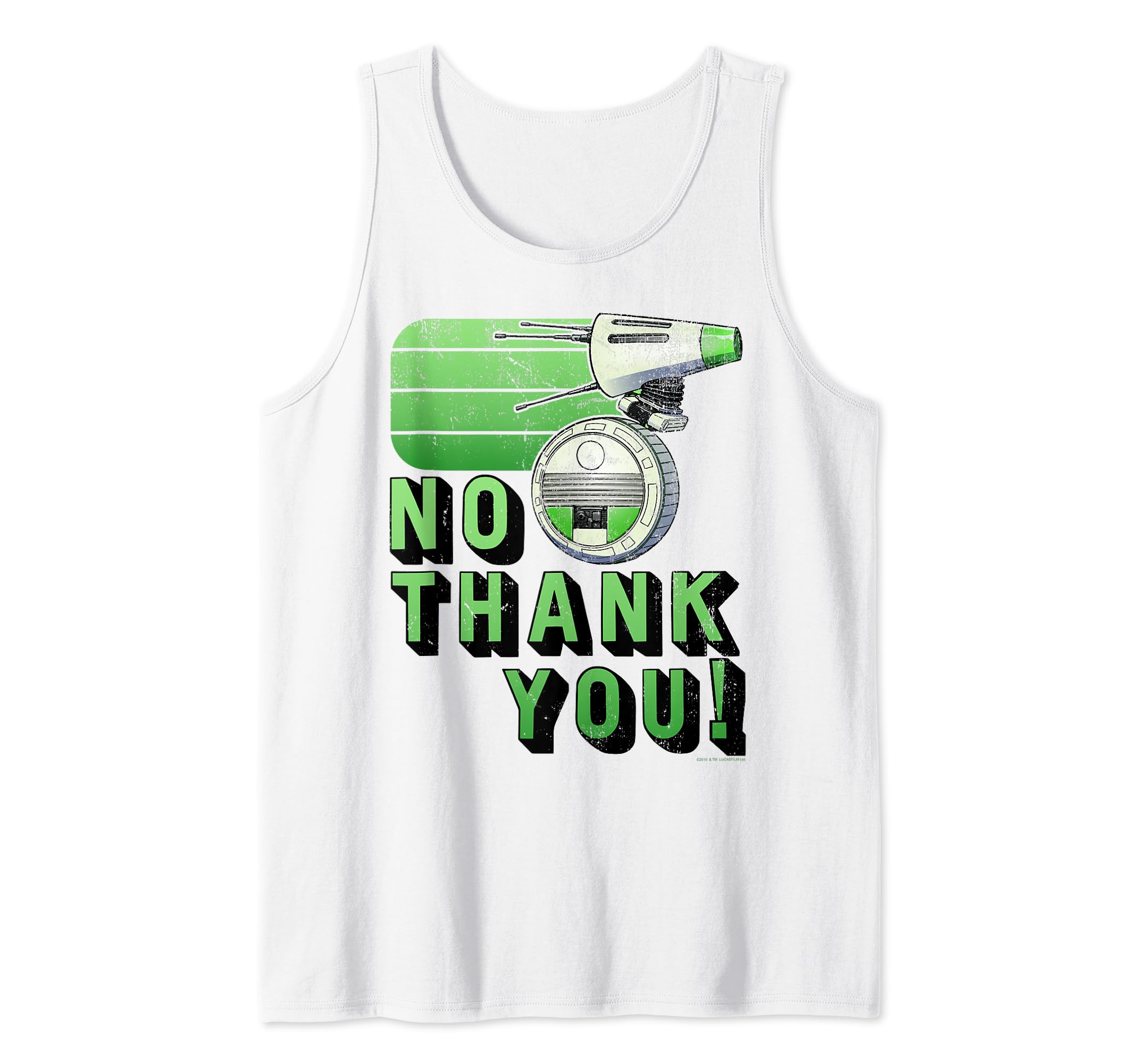 Star Wars: The Rise Of Skywalker D-O No Thank You Tank Top