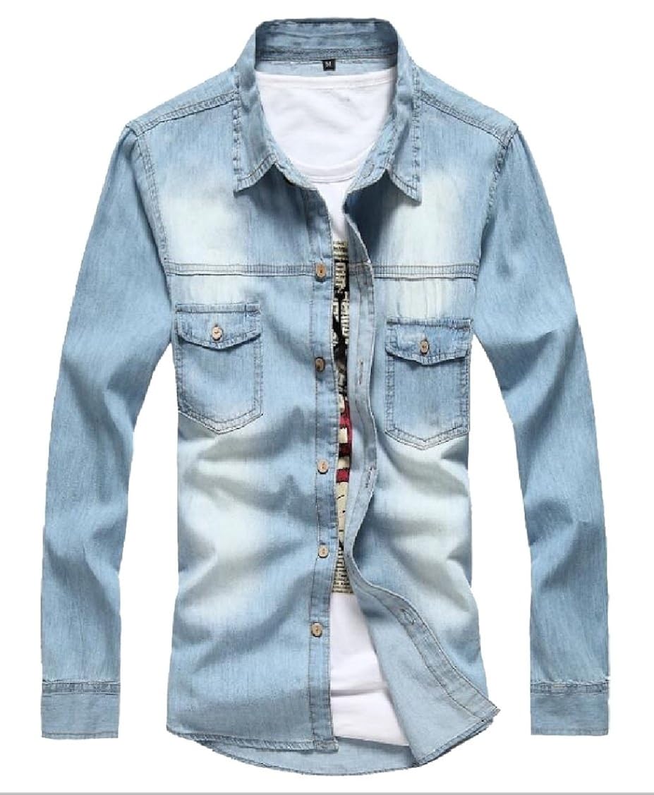 blue jean work shirts