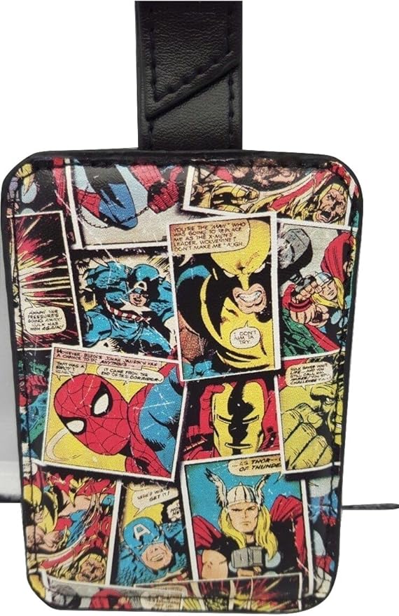 Marvel Comic Mania etiqueta para equipaje con caja de regalo.: Amazon.es: Equipaje