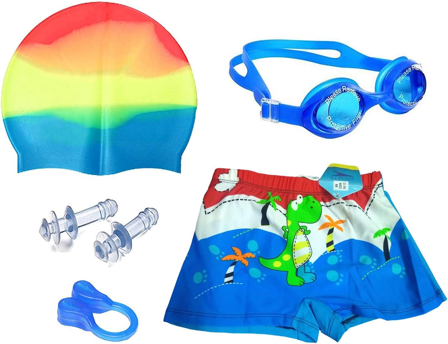 Buy SportsFitt Kid's Swimming Combo Kit 1 Pc Swimming Short, 1