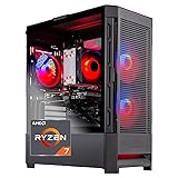Skytech Blaze4 Mini Gaming PC Desktop, Ryzen 7 5700