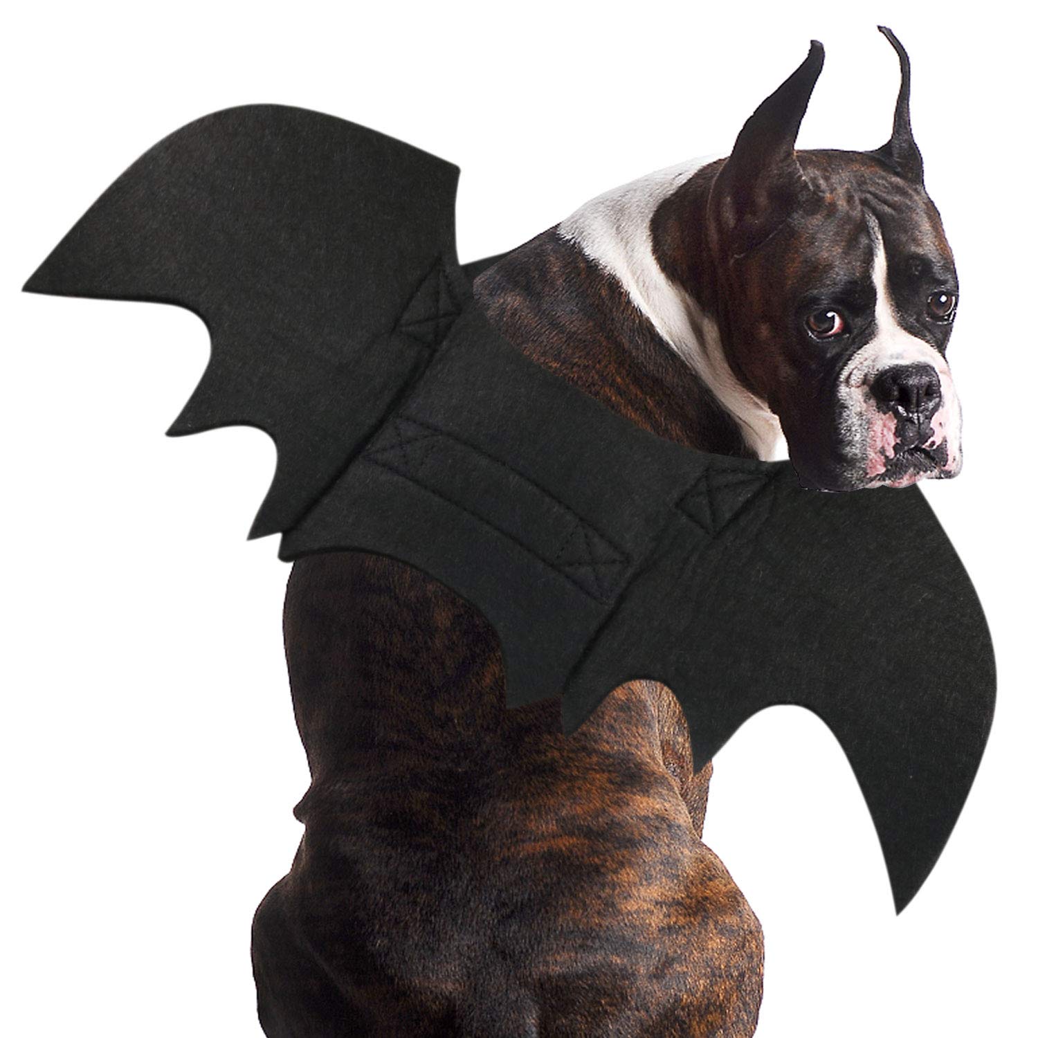 Rypet Dog Bat Costume Halloween Pet Costume Bat Wings Cosplay Dog Costume Cat Costume for Party XL