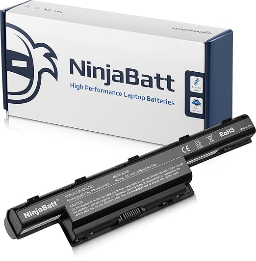 Ninjabatt 9 Zellen Laptop-Akku für Acer AS10D31 AS10D51 AS10D81 AS10D75 AS10D41 AS10D73 AS10D61 AS10D71 AS10D3E Aspire 4752 5