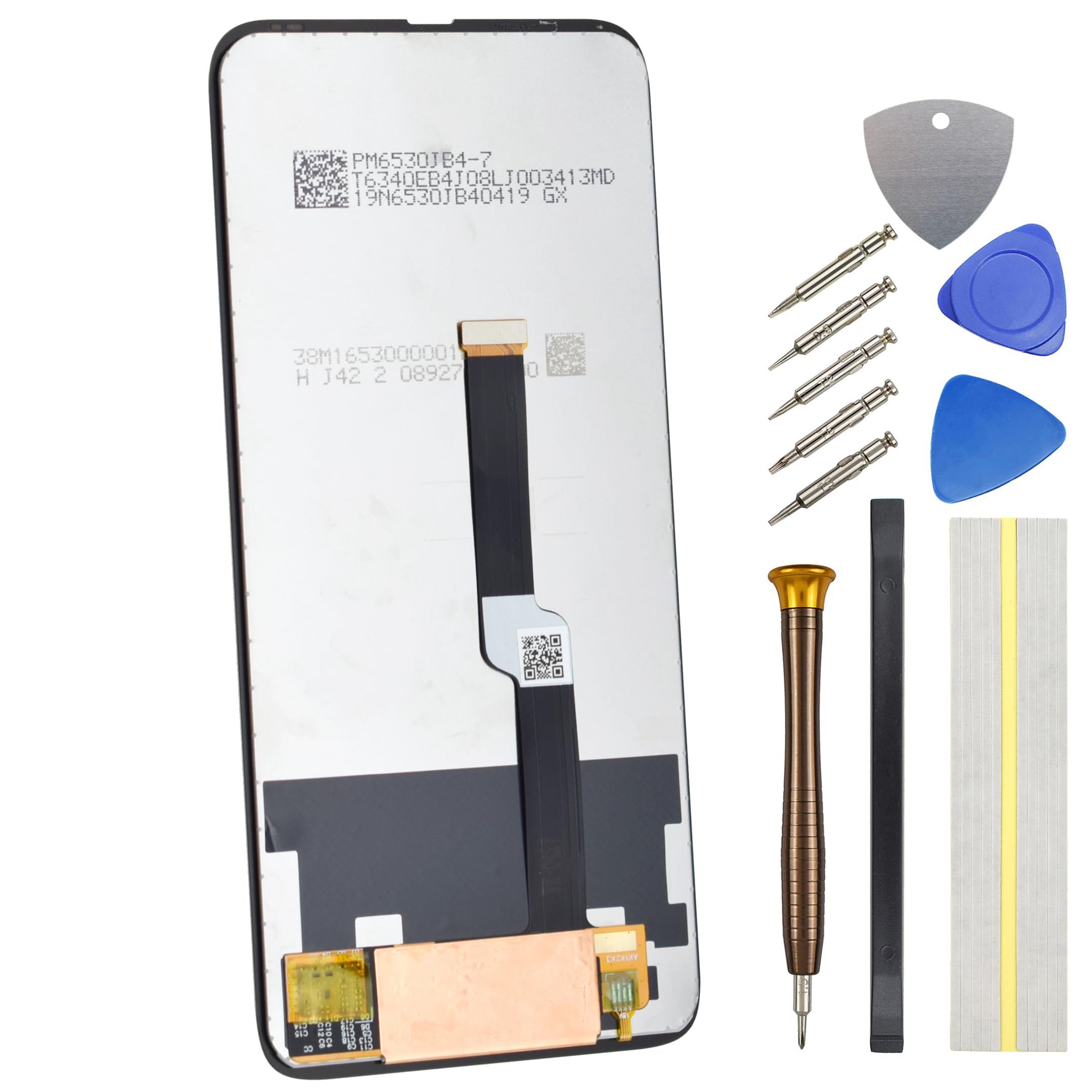 Double Sure LCD Screen for Motorola One Fusion Plus One Fusion+ PAKF0002IN Full Display Touch Digitizer Screen Replacement Black 6.5"