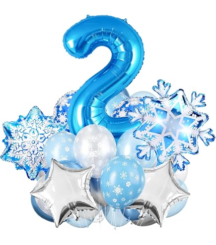 Frozen 2 Foil Mylar Balloon Bouquet – 5-Count, Elsa, Anna & Olaf Party Favor (Anagram)