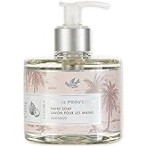 Pre de Provence Collection Liquid Hand Soap, Sooths & Softens while Cleansing, Enriched with Shea Butter, Vitamin E & Glycerin, Soft & Soothing, 11 fl oz, Coconut