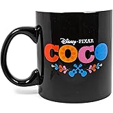 Disney Pixar Coco Seize Your Moment Ceramic Coffee Mug | Large Cup For Home Kitchen Houseware Essentials, Novelty Drinkware | Day Of The Dead Holiday Collectible | Holds 20 Ounces