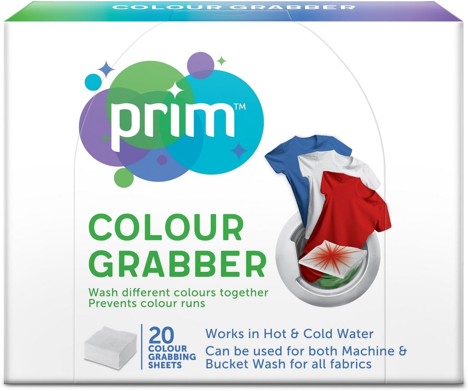 Prim Wash Colour Grabber Box - 20 Count