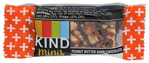 KIND MINI PEANUT BUTTER DARK CHOCOLATE, 0.8 OZ