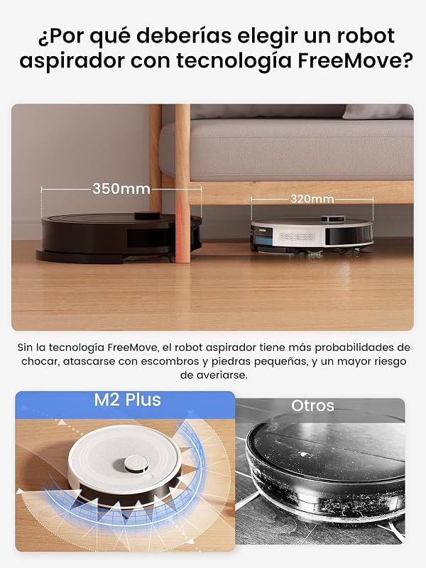 M2L Plus Robô Aspirador e Esfregão com Esvaziamento Automático de Poeira — foto 6 de 8