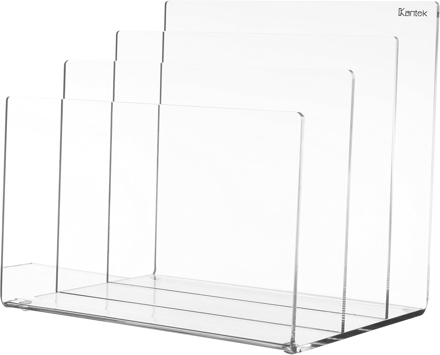 Kantek Acrylic Tape Dispenser, 1.8-Inch Wide x 5.6-Inch Deep x 2.9-Inch High, Clear (AD60) : Lucite Desk Accessories : Office Products