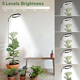 wolezek Halo Grow Light 80 LED Full Spectrum 65in 360° Gooseneck 3 Color view 6