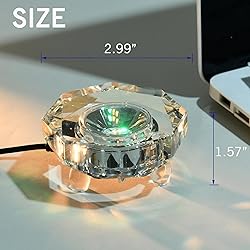 IFOLAINA Crystal LED Light Base Multicolor Changing