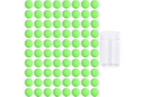 Witlans 80pcs Chinese Checker Replacement Balls, 14mm Acrylic Game Marbles, Traditional Marbles Games (Green)