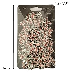 Micomon 50pcs 1.2-Inch Mini Bows for Crafts Gingham