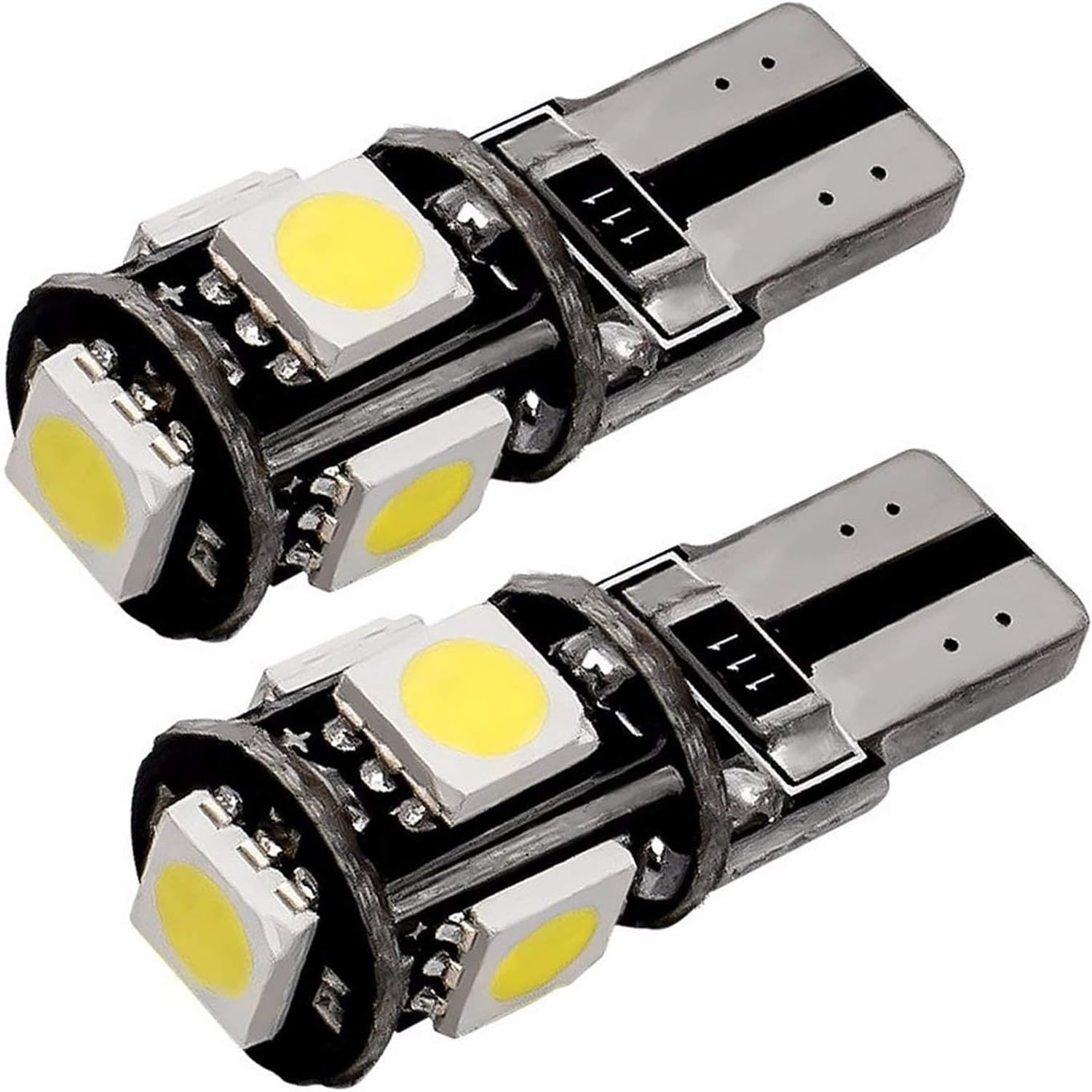 T10 501 LED Car Bulbs – Super Bright, Energy Efficient, 12V, Canbus Error-Free, Easy Fit, Long-Lasting, Ideal for Number Plate, Interior, Side, Dashboard & Courtesy Light Upgrade