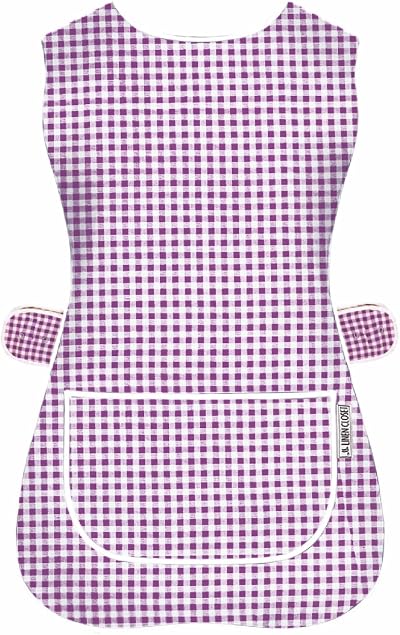 LINEN CLOSET Unisex Tabard Apron with Pockets 65/35 Poly Cotton