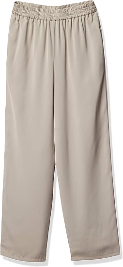 Amazon ナチュラルビューティーベーシック パンツ サテンイージーパンツ レディース 017 ベージュ 日本 M 日本サイズm相当 ロングパンツ 通販