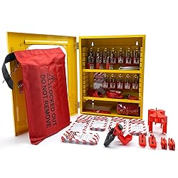 SAFBY Lockout Tagout Station Kit Board Locks