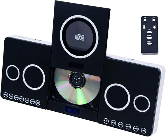 Design Stereoanlage Stereo-Anlage Klavierlack-Optik +CD+AUX+UKW-Radio