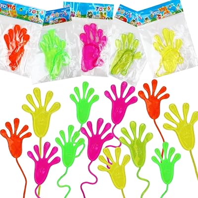 VEYLIN 30 PCS Sticky Hands Stretchy Party Favors Classroom Prizes