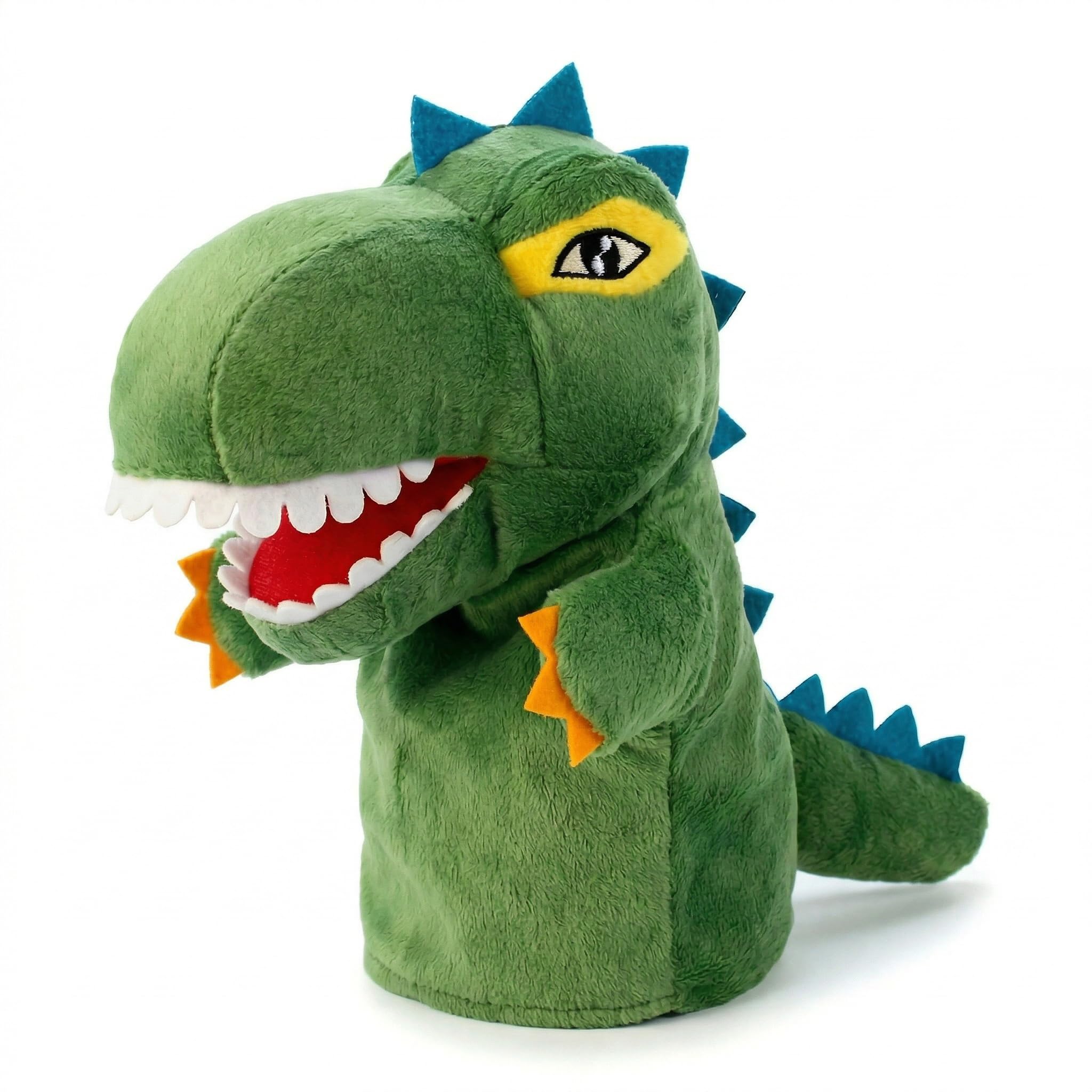 LOMTRATS Animal Hand Puppets for kids,Toddler Includes Wolf Tiger Lion Monkey So on Movable Open Mouths, Perfect for Storytelling,Teaching,Preschool,Birthday Gifts — image 1