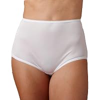 3 Pair Carole Women's Size 12 Long Leg Nylon Tricot Panties USA Made No Cotton Crotch - View #3