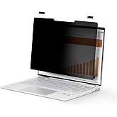 StarTech.com 13.5-inch 3:2 Flip-Over Privacy Screen with Touch, Laptop Security Shield, Anti-Glare Blue Light Filter