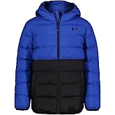 Under Armour boys Pronto Colorblock Puffer Jacket, Mid-weight, Zip Up Closure, Repels Water