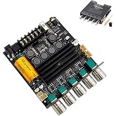 ZK-TB21 Pro 2.1 CH 50W+50W+145W AMP TPA3116 Bluetooth Audio Amplifier Board | ZK-TB21 Pro DC12-24V BT 5.1 8A BT/AUX/USB Input Power Amplifier with Treble and Bass Control,for DIY Wireless Speakers Board