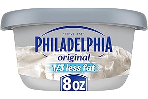 Philadelphia Reduced Fat Cream Cheese Spread, 8 oz Tub