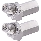 Abvefudo 2PCS O2 Oxygen Sensor Spacer Adapter Extender, M18 X 1.5 45 Degree Car Socket Bung for Fix Check Engine Light P0420(