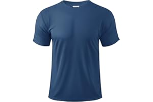 Boladeci Men's Rash Guard Swim Shirts Short Sleeve UPF 50+ UV Protection Clothing Lightweight Quick Dry SPF Sun Shirts