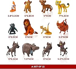 Hannahcos 12 Pcs Set The Lion King - Action Figures