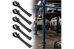 5PCS 12.20"×0.98" Soft Loop Tie Down Straps Heavy Duty,Portable Motorcycle Tie Down Straps for Fastening Device,Multi-Purpose
