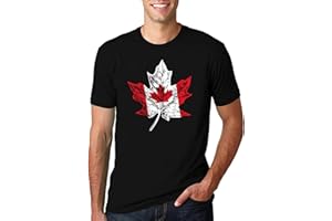 MEESHEEP Canada Day T-Shirt Men Canadian Maple Leaf Flag Graphic Shirts Patriotic 1st July Short Sleeve Tops