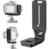 (Real Single One) DSLR Camera L Bracket Quick Release Plate Vertical Horizontal Switching Tripod Compatible with Canon Nikon Sony DJI Ronin Zhiyun Stabilizer Tripod Monopod Can't fit Manfrotto