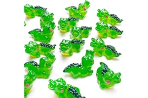 Aydinids 30 Pcs Mini Crocodiles Figurines Miniature Resin Crocodiles Wildlife Jungle Reptiles Animal Figurines Set Small Safari Animals Figures Fairy Garden Accessories for Animal Themed Party