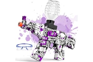Anstoy Gel Ball Blaster Splat Baster for Outdoor Team Game Automatic for Orbeez Gun Electric Shooting Toy for Birthday Gift, Halloween, Christmas, Ages 14+(Dark Purple)