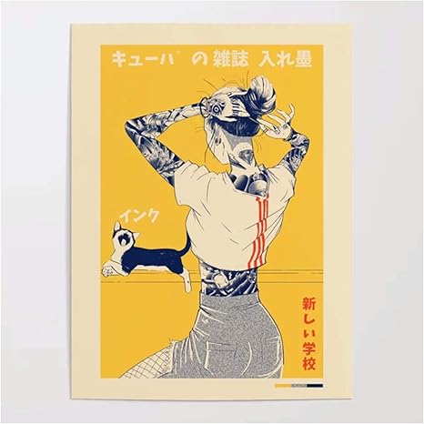 Amazon Lefgnmyi たくさんのワイン漫画カラフルなプリント壁アートポスターかわいい絵画リビングルームの家の装飾の写真 x28フレームなし ウォールステッカー オンライン通販