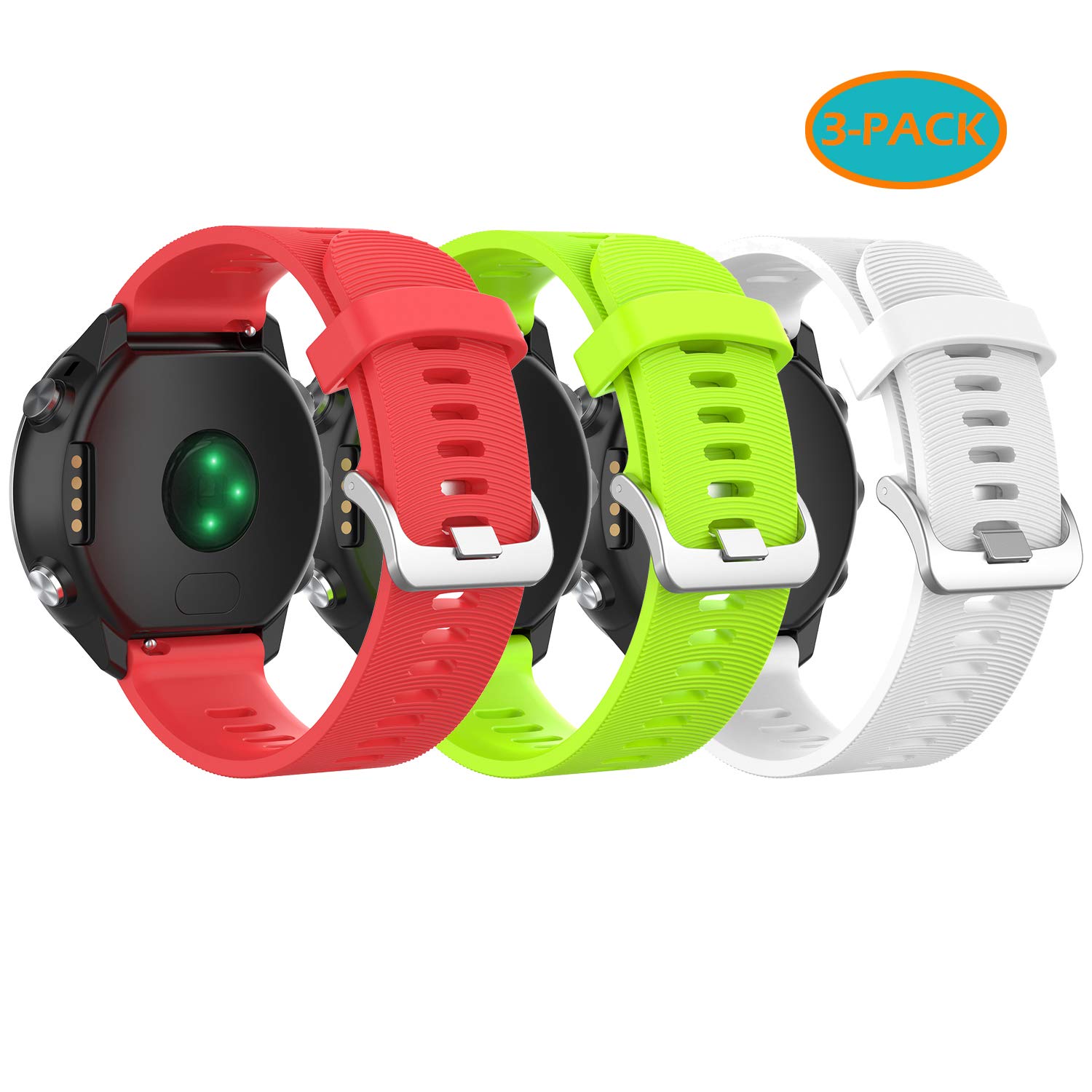 Replacement Strap Amazon Forerunner 645 Music Amazon Correa Para Reloj  Garmin Forerunner 15 20mm Colorful